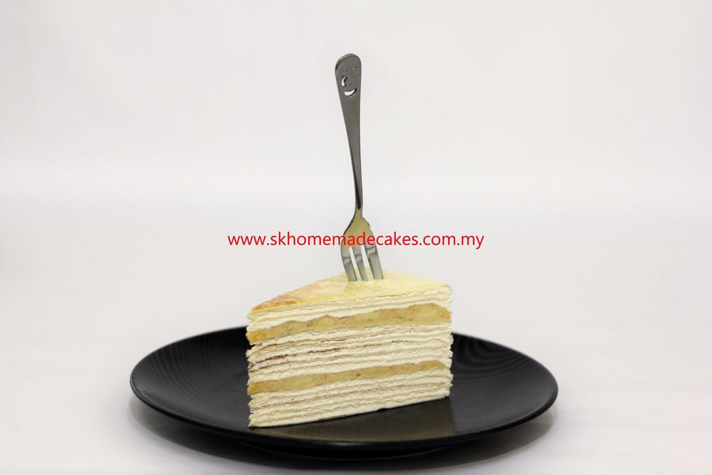Durianlicious Mille Crepe - Whole Cake (2days pre-order) - SK Homemade Cakes-Small 15cm--