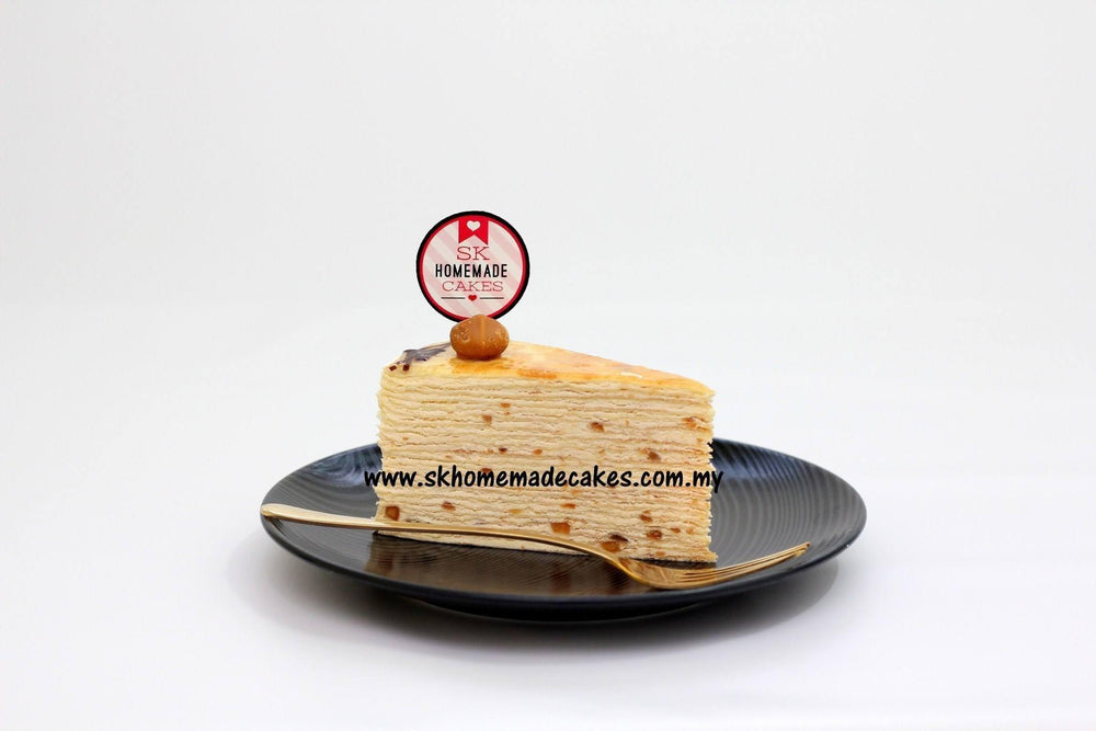 Macadamia Mille Crepe 1pc SLICE CAKE (Available Daily) - SK Homemade Cakes-1pc--