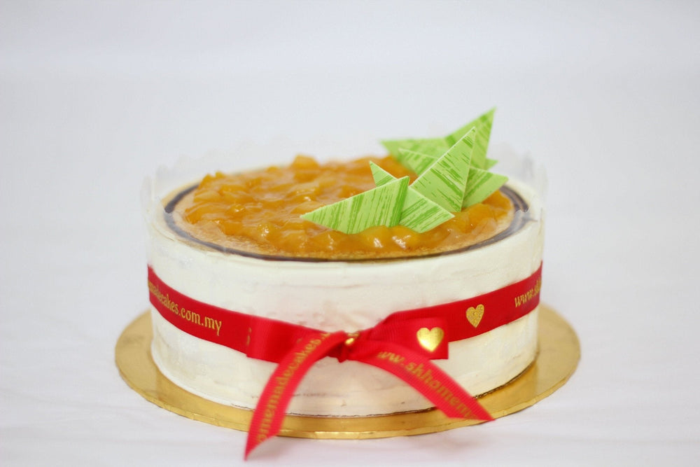 Mango Mille Crepes - 20cm Whole Cake (Available Daily) - SK Homemade Cakes-Medium 20cm--