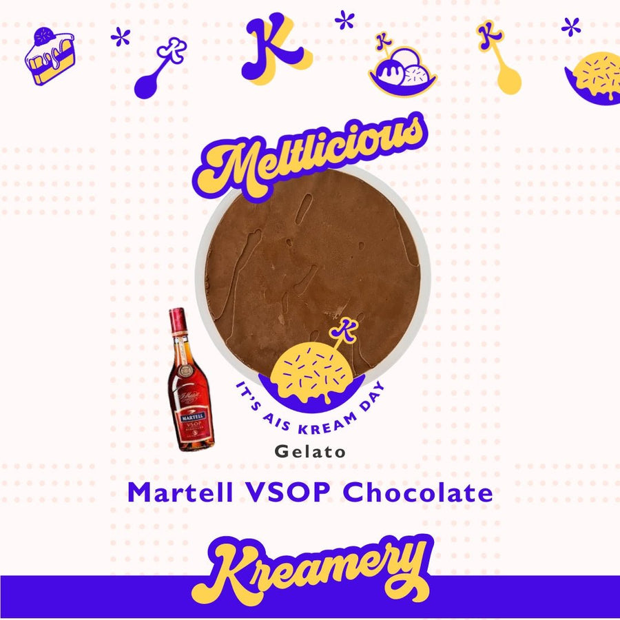 Martell VSOP Chocolate Gelato - Available Daily * Alcohol - SK Homemade Cakes-130ml--