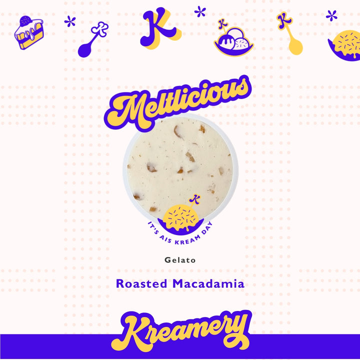 Roasted Macadamia Gelato - Available Daily