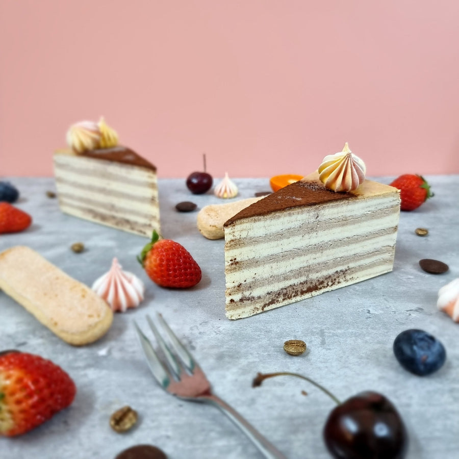 Tiramisu Mille Crepe - Whole Cake (Available Daily) - SK Homemade Cakes-Small 15cm--